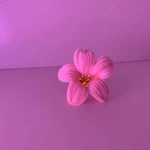 ميداليه - وردة ليلي اللون وردي فاتح